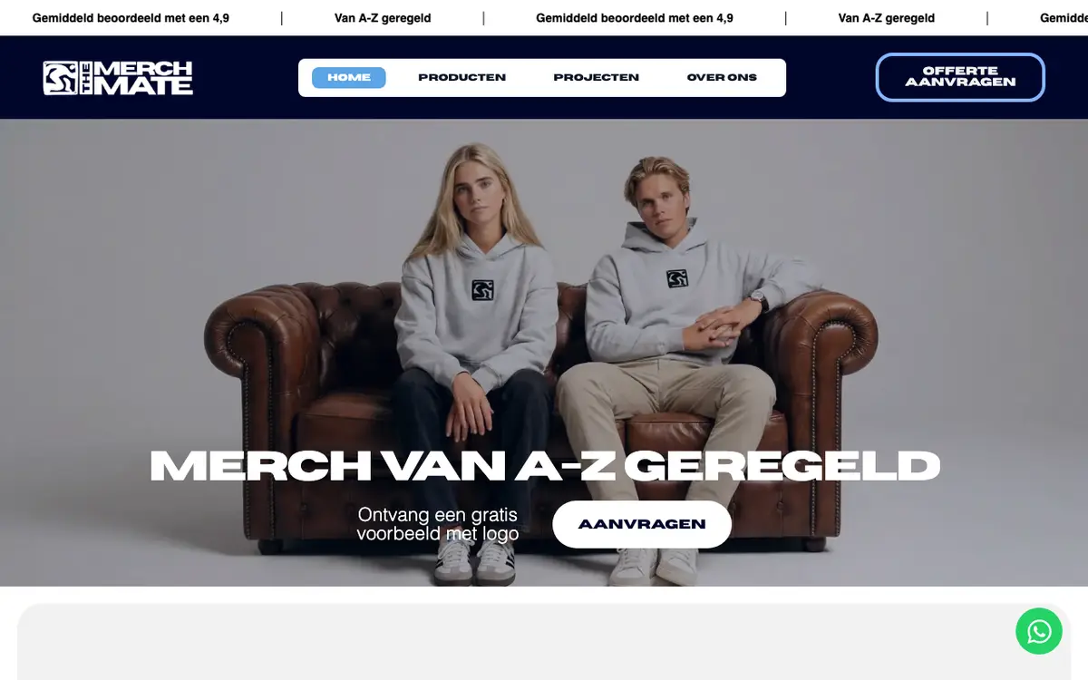 Le site de The Merch Mate