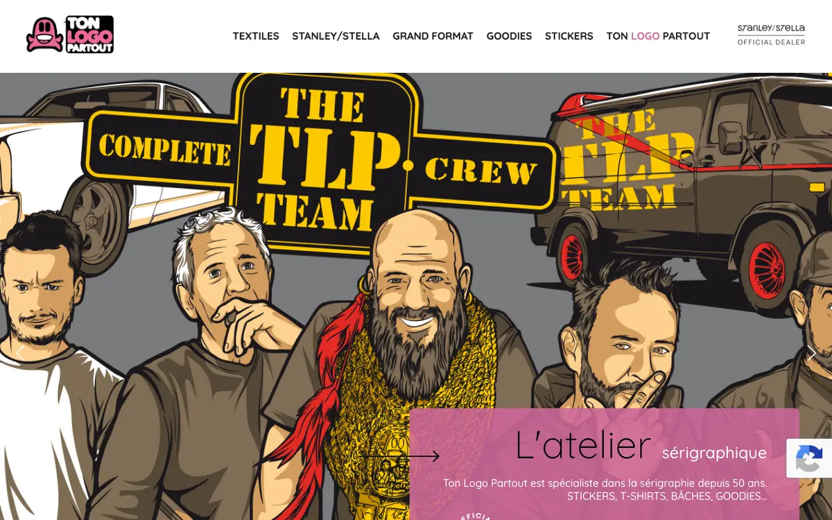 Ton Logo Partout's website