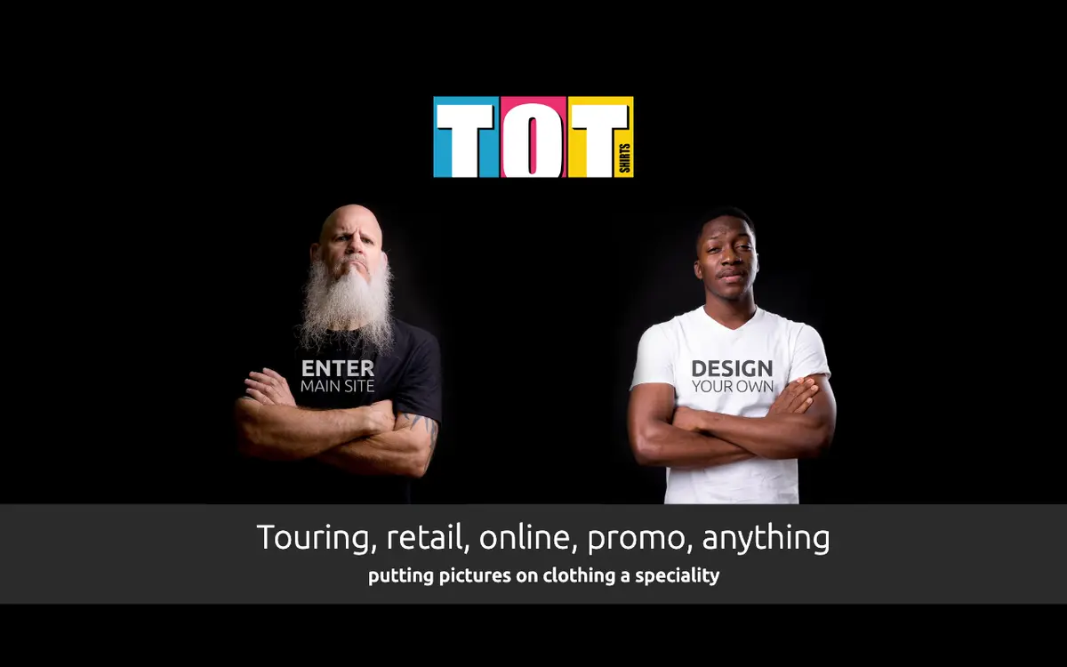 Le site de TOT Shirts Ltd