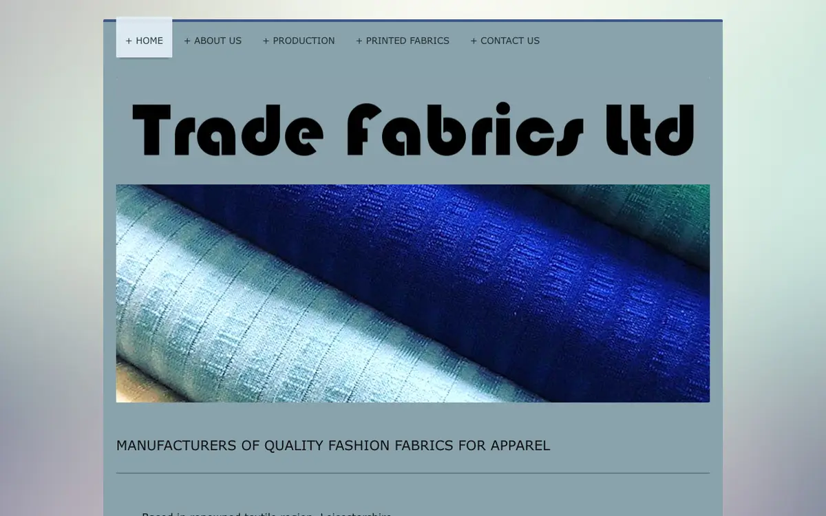Le site de Trade Fabric Print