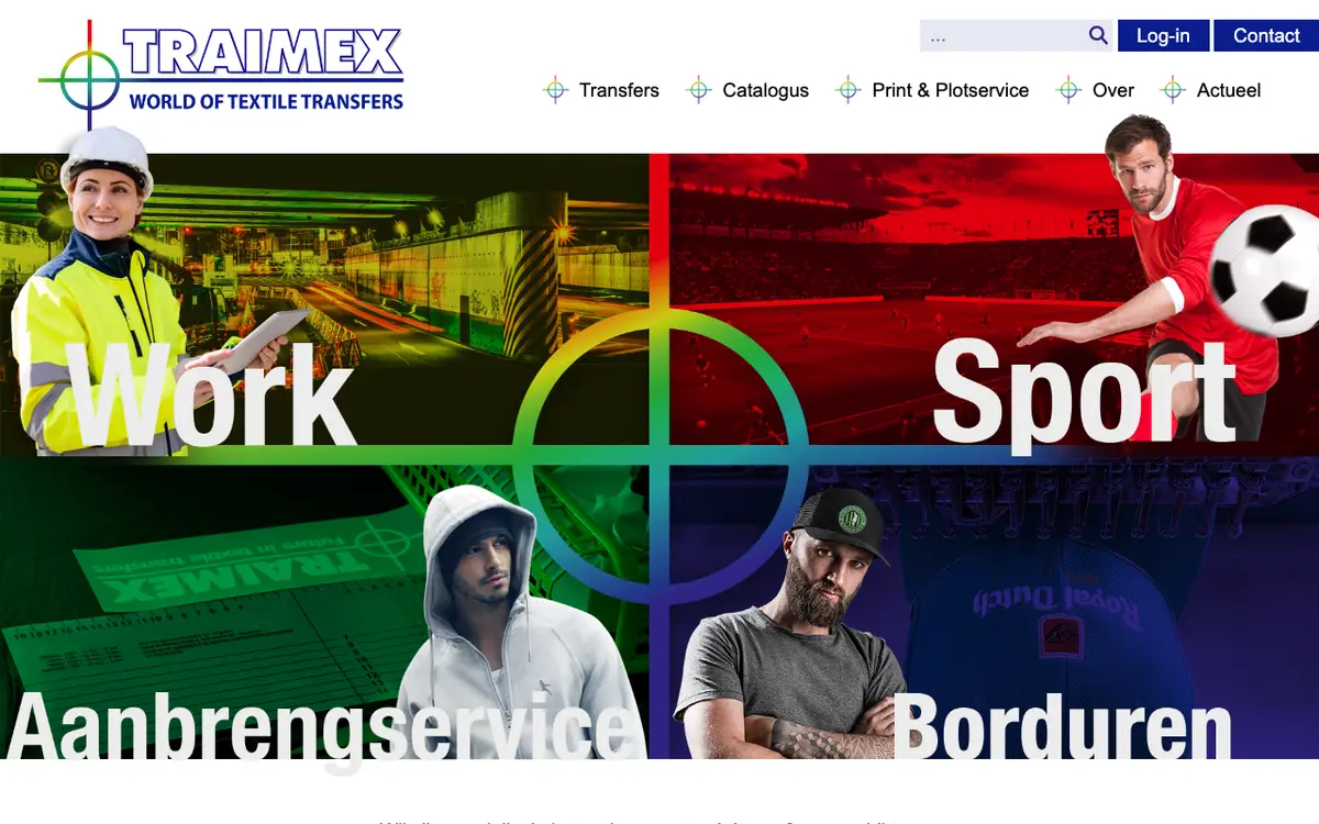 De website van Traimex-Laretso B.V.