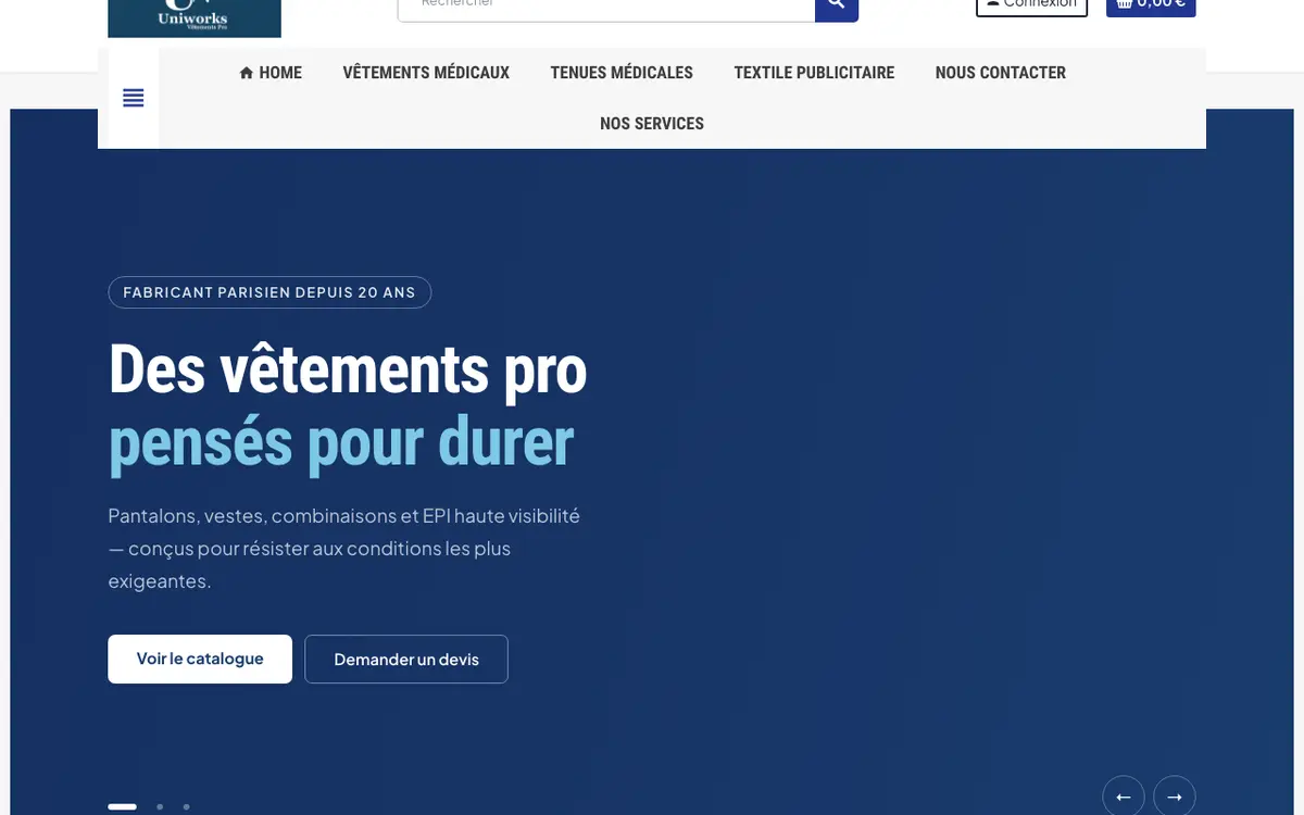 Le site de uniworks