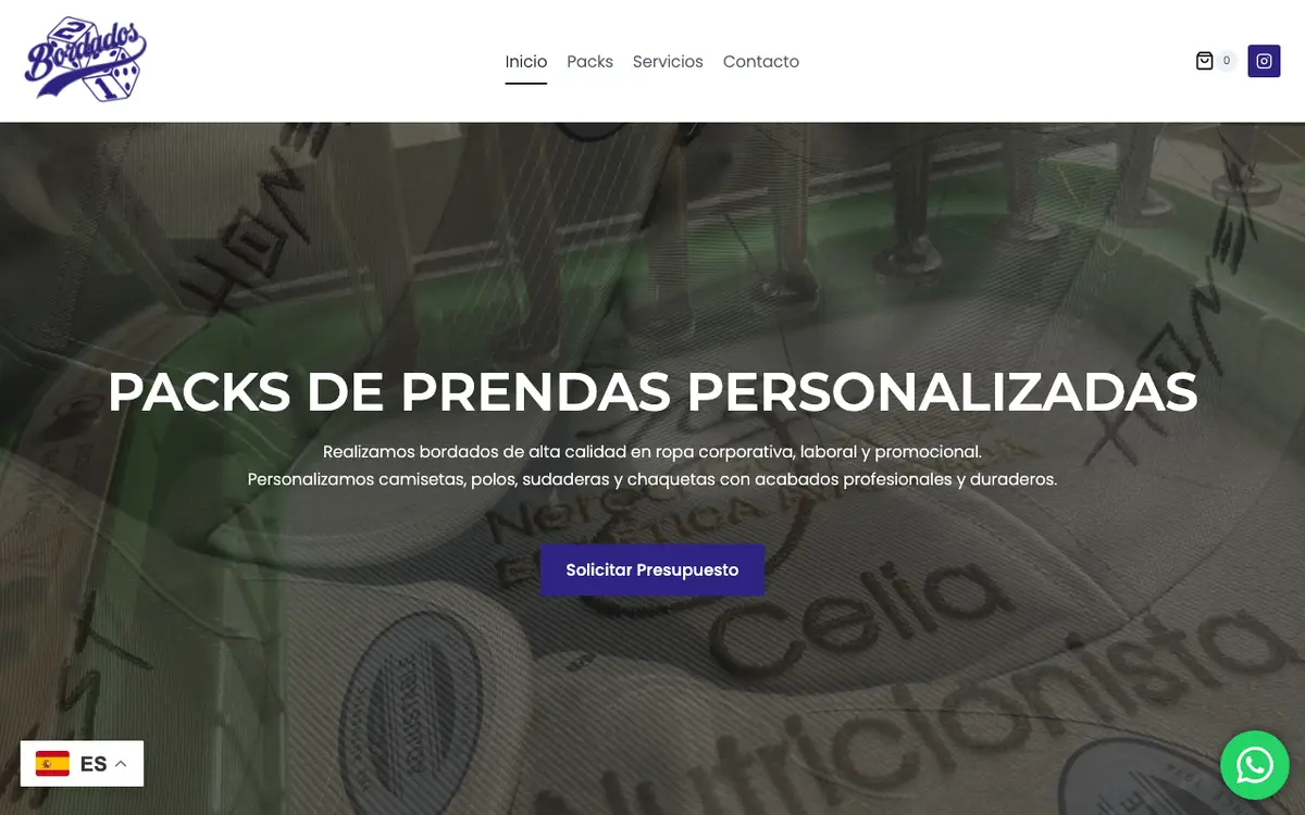 Le site de Veintiun Bordados