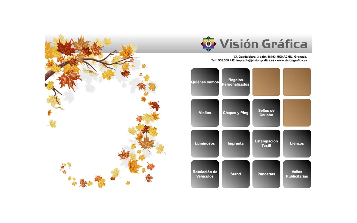 Le site de Visión Gráfica