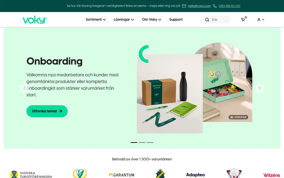 Le site de Voky