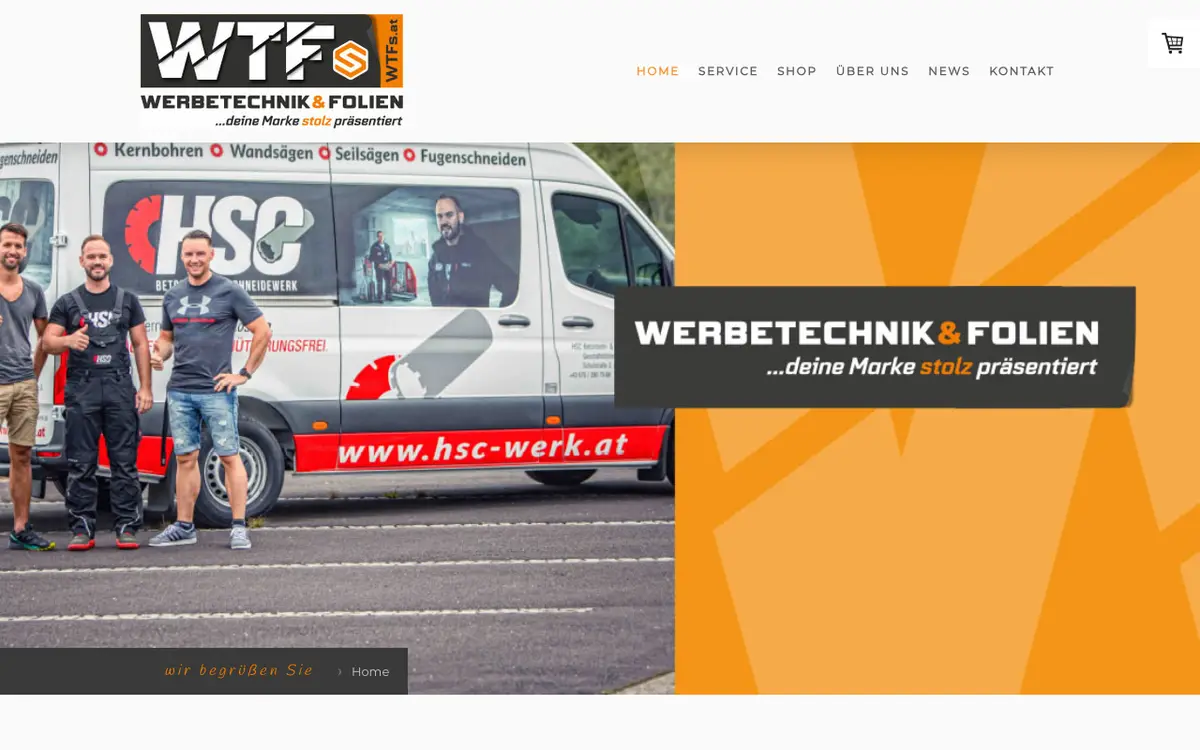 Le site de WTFs - Werbetechnik & Folien, Kevin Spiegl