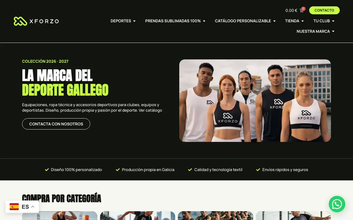 Le site de Xforzo