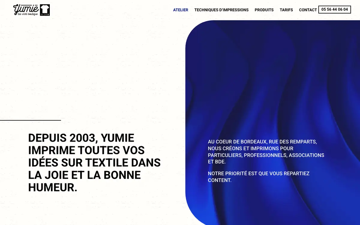 Le site de Yumie